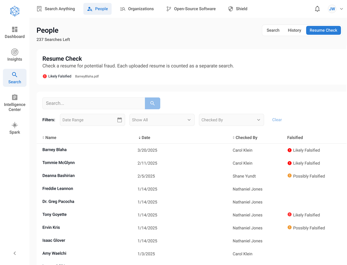 AI-Powered Resume Screening